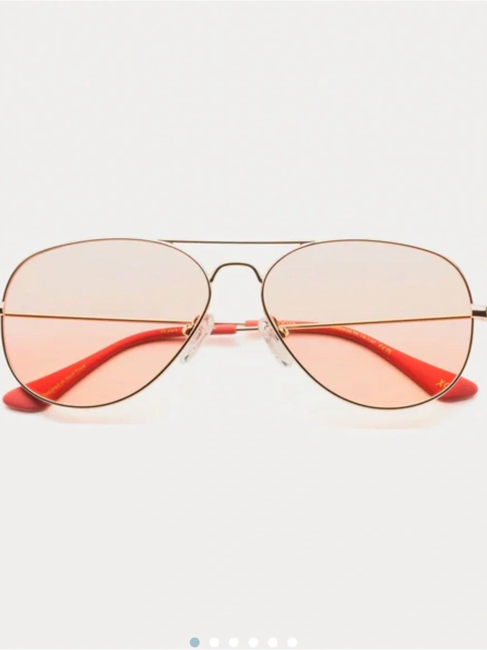 CADDIS gold aviator readers. With Rose  lens, +1 reader lens MABUHAY  $140 MSRP
